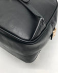Guess Black Faux Leather Rylan Backpack