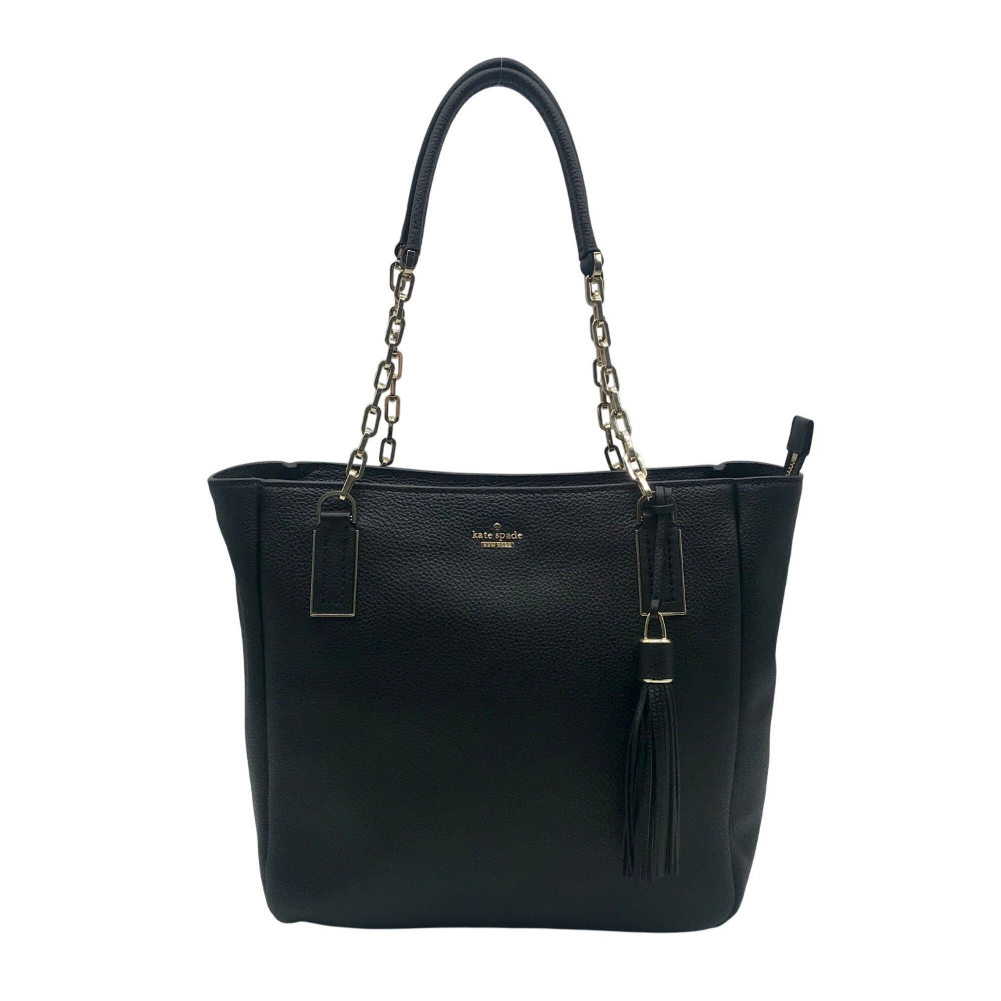 Kate Spade New York Black Leather Kingston Drive Vivian Tote Bag