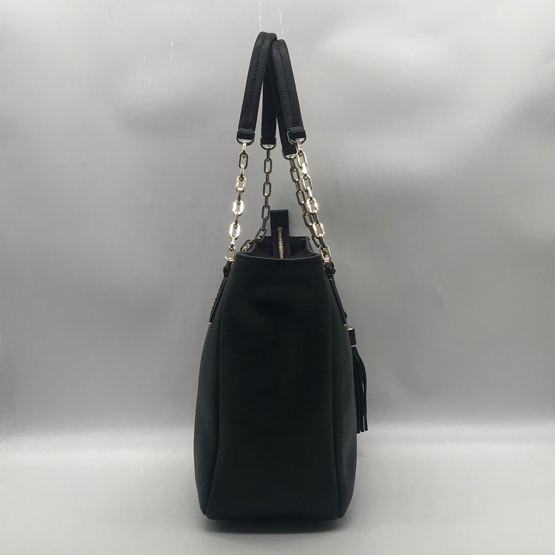 Kate Spade New York Black Leather Kingston Drive Vivian Tote Bag