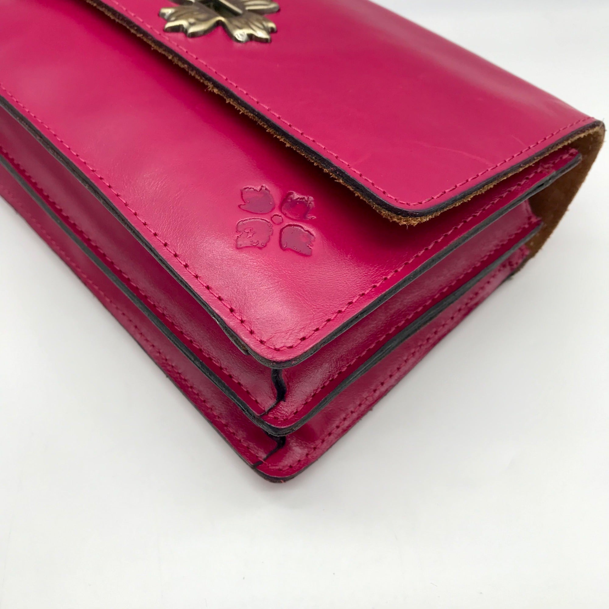 Patricia Nash Pink Leather Crossbody Bag