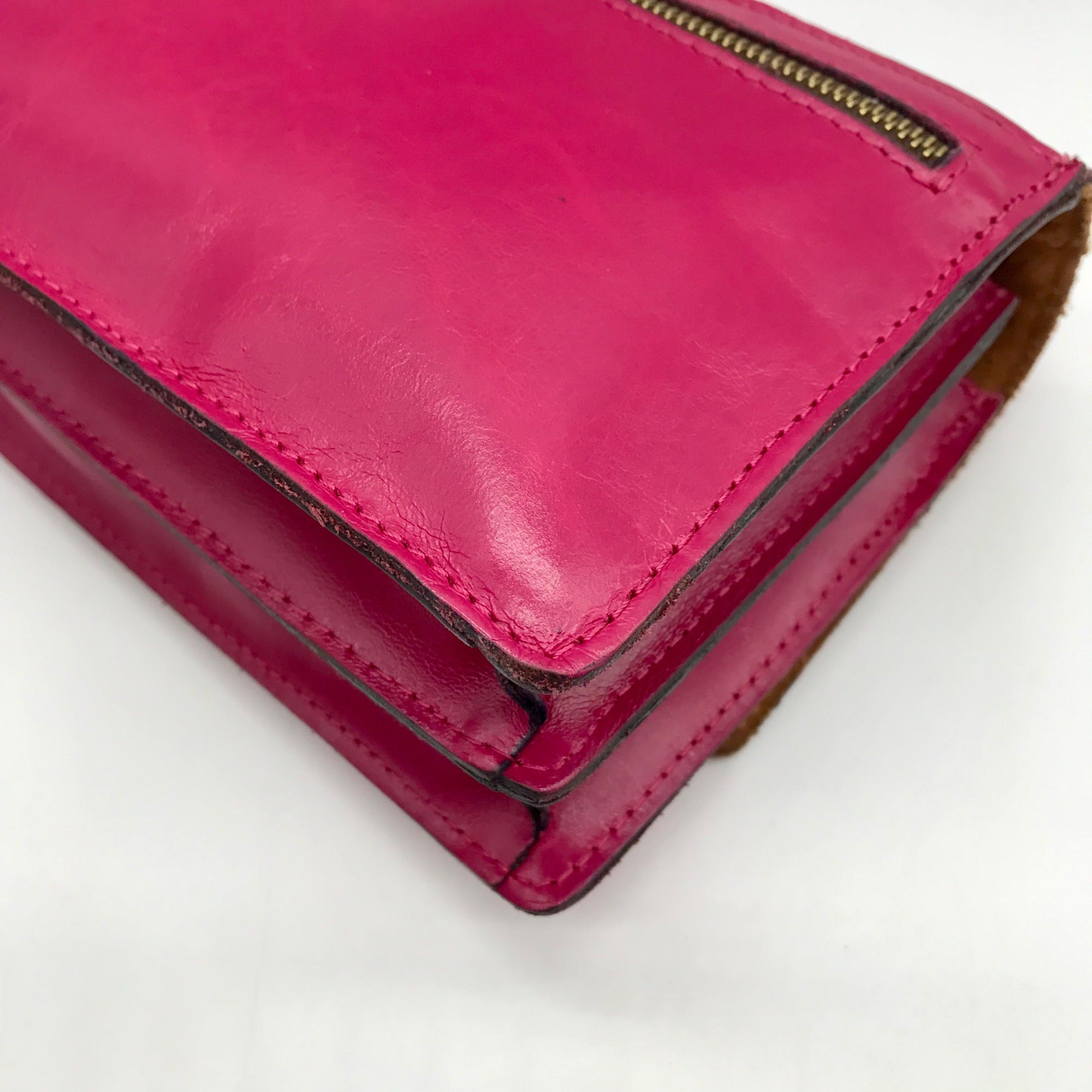 Patricia Nash Pink Leather Crossbody Bag