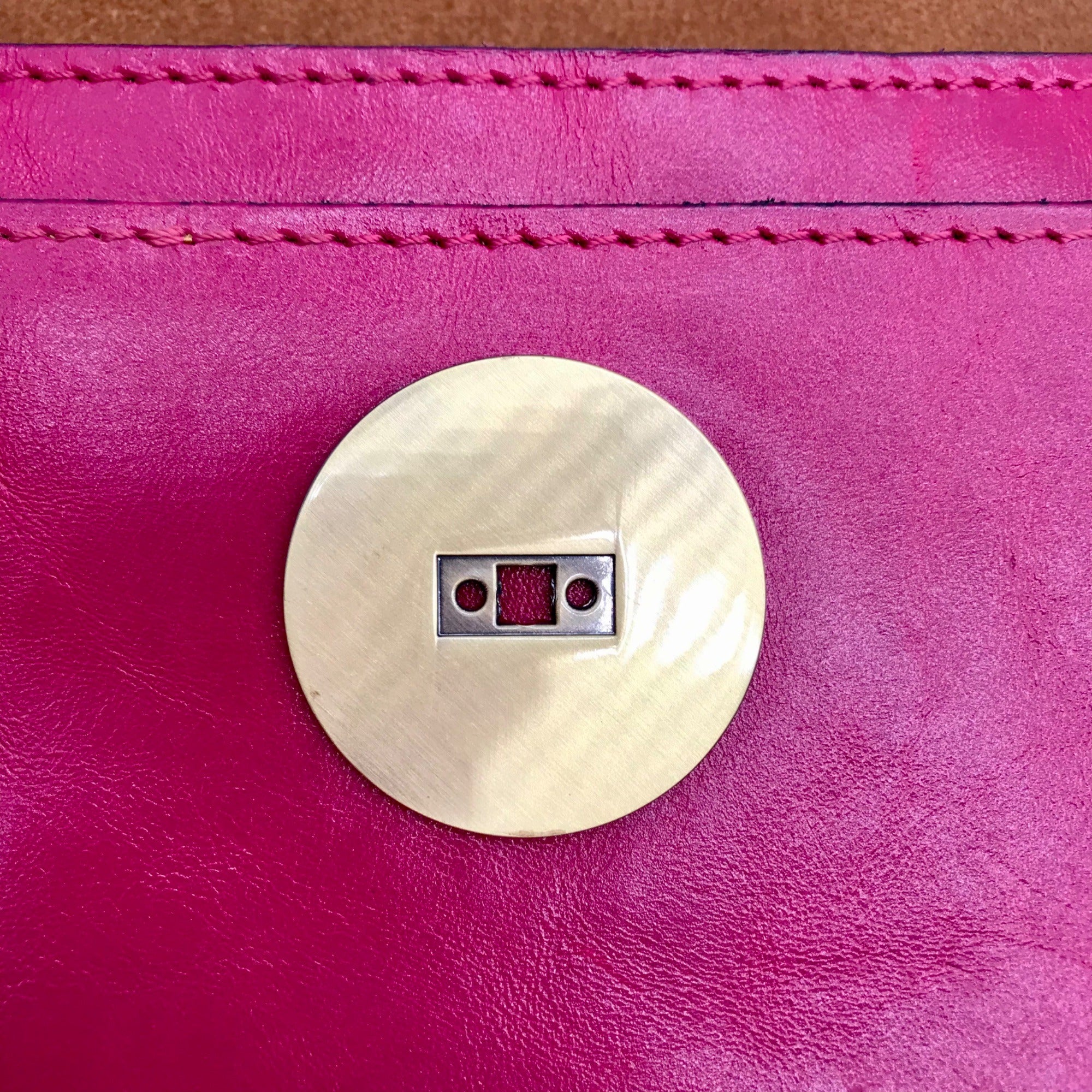 Patricia Nash Pink Leather Crossbody Bag