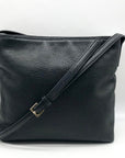 Kate Spade Black Pebbled Leather Karla Crossbody Bag