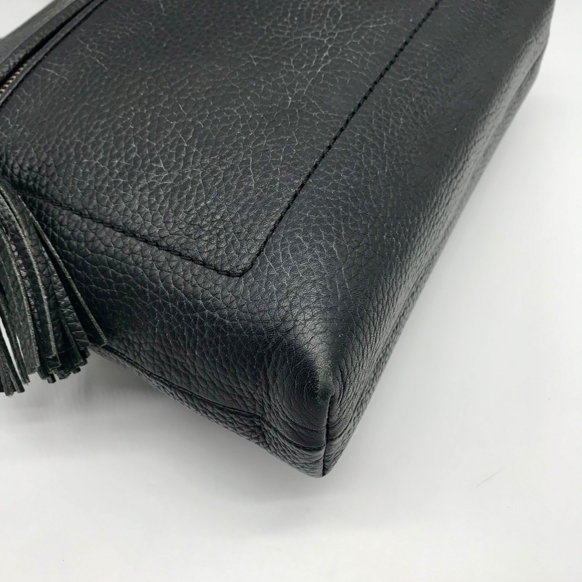 Kate Spade Black Pebbled Leather Karla Crossbody Bag