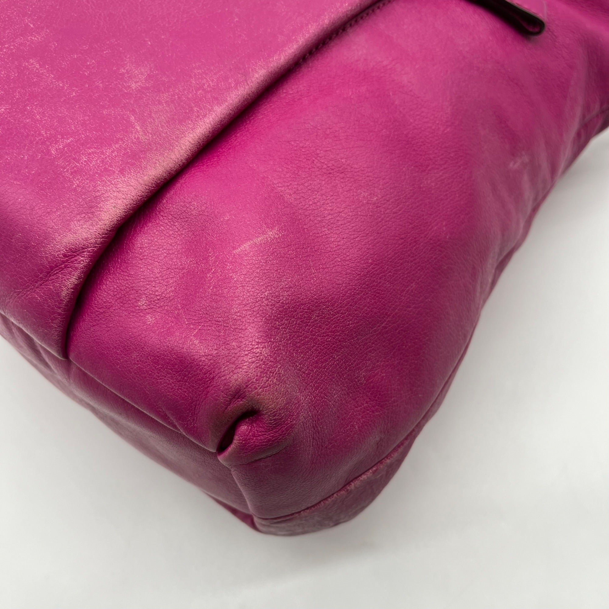 Coach Purple Leather Madison Shoulder Bag 21224