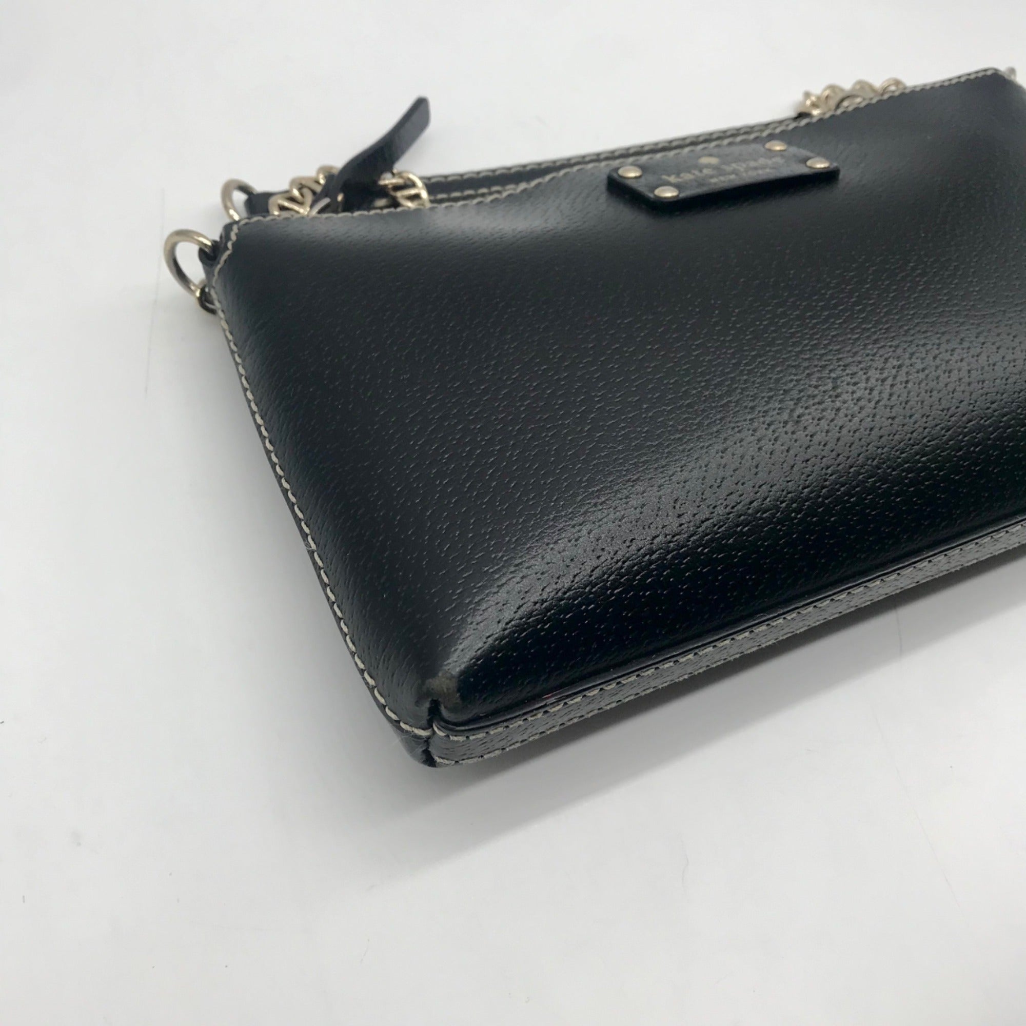 Kate Spade Black Leather Wellesley Byrd Shoulder Bag