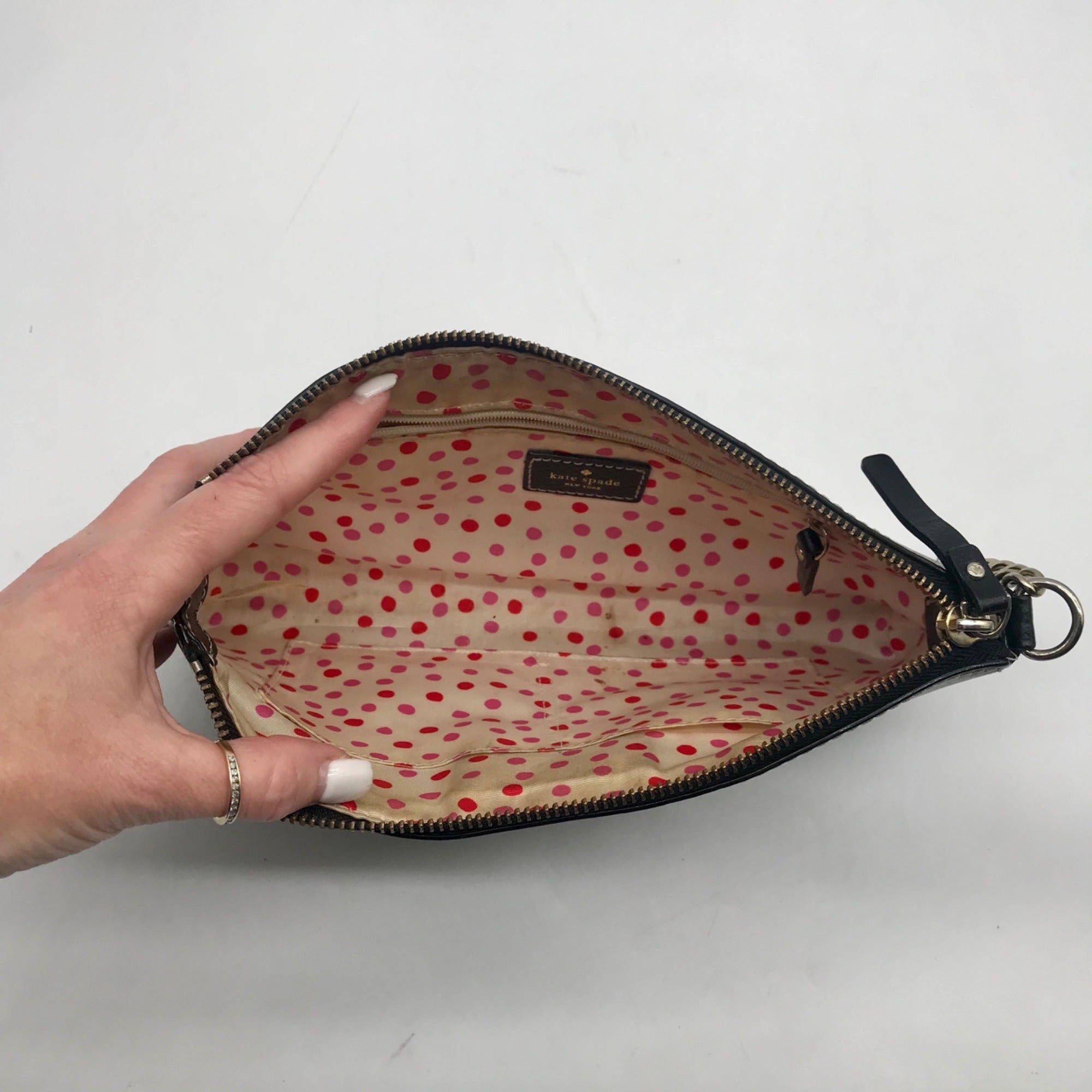 Kate Spade Black Leather Wellesley Byrd Shoulder Bag
