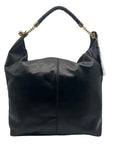 Arezzo Black Leather Shoulder Bag