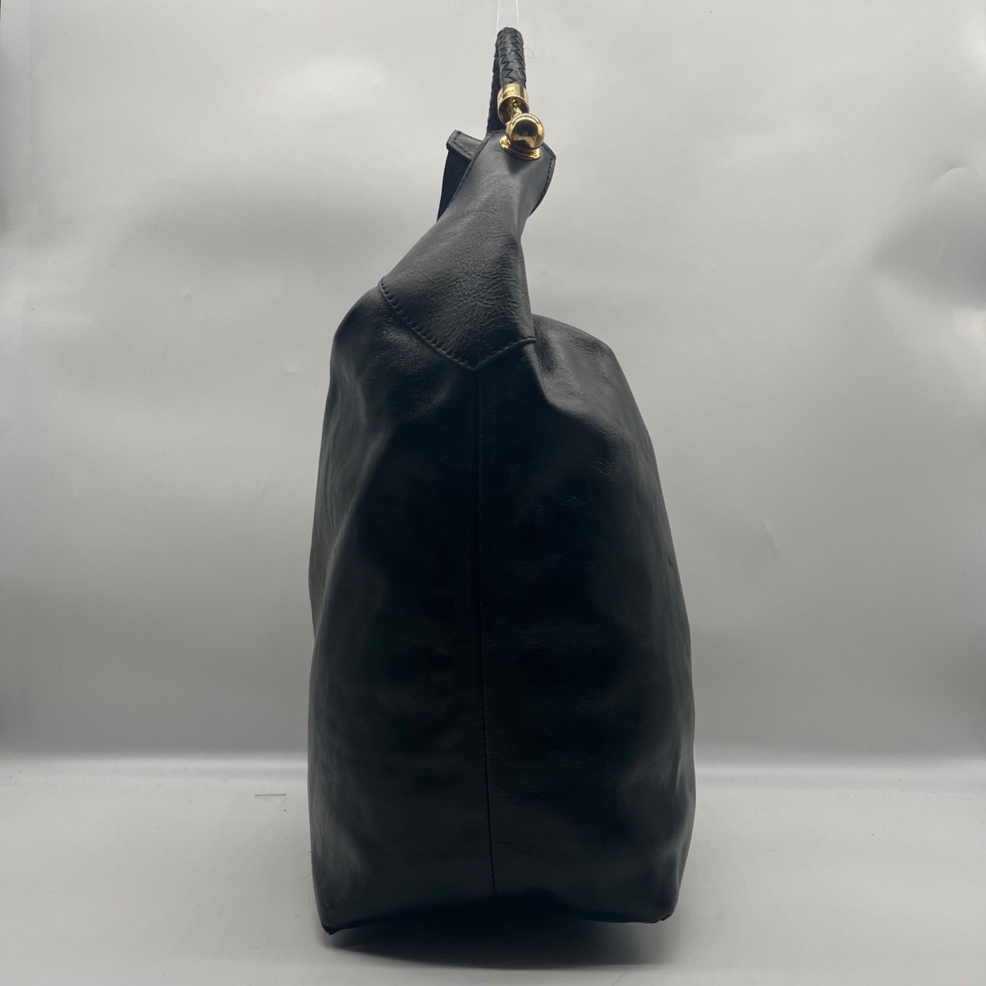 Arezzo Black Leather Shoulder Bag