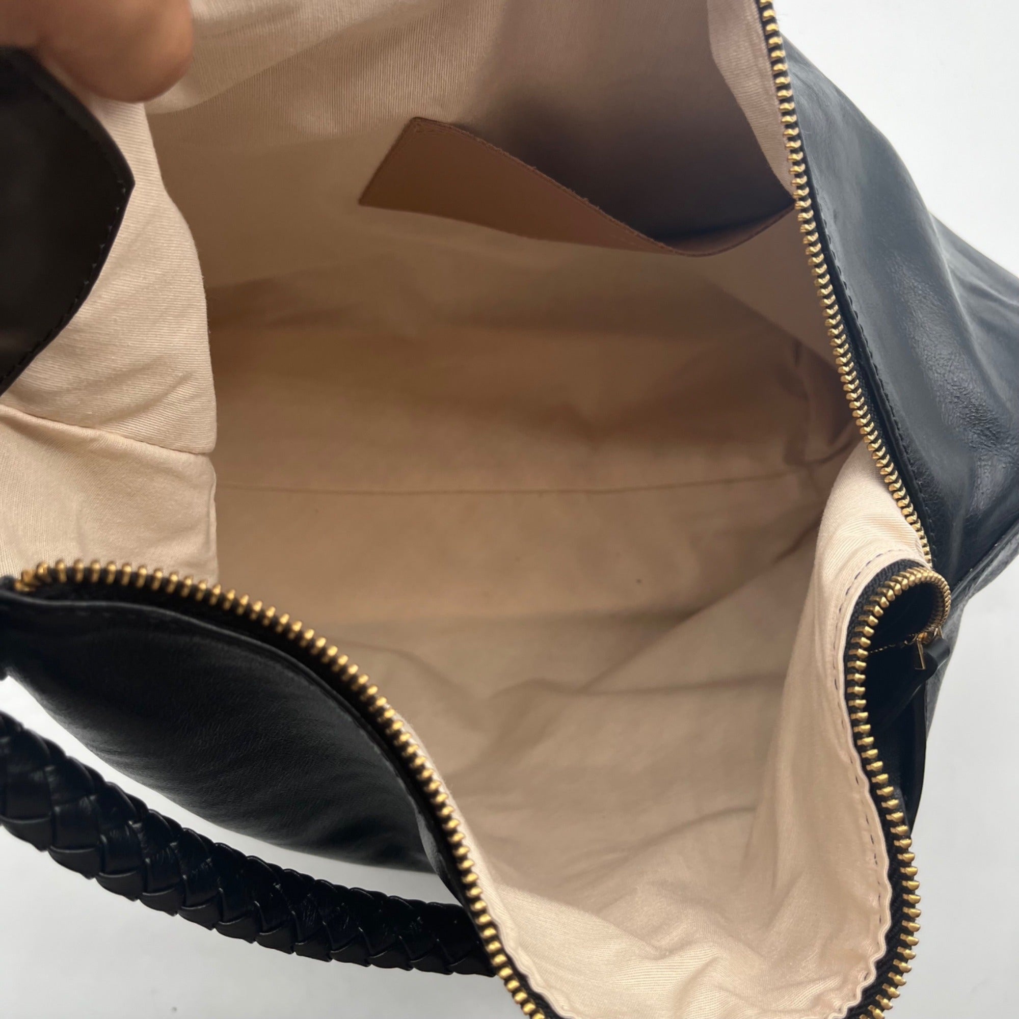 Arezzo Black Leather Shoulder Bag