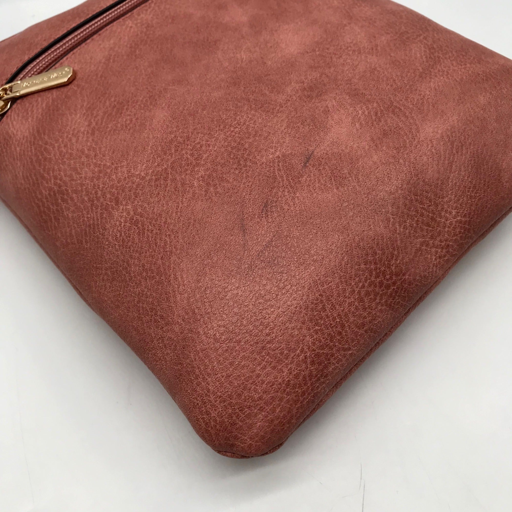 Montana West Dusty Rose Multi-Pocket Crossbody Bag