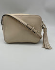 Kate Spade Beige Pebbled Leather Arla Camera Bag