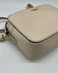 Kate Spade Beige Pebbled Leather Arla Camera Bag
