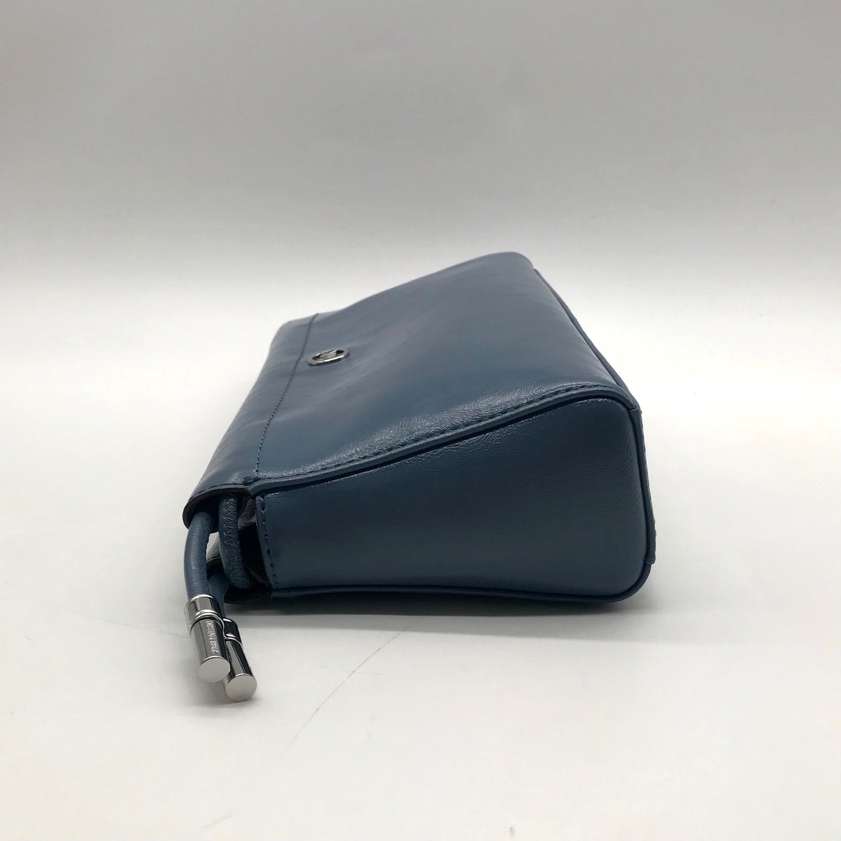 Michael Kors Blue Leather Wristlet Bag