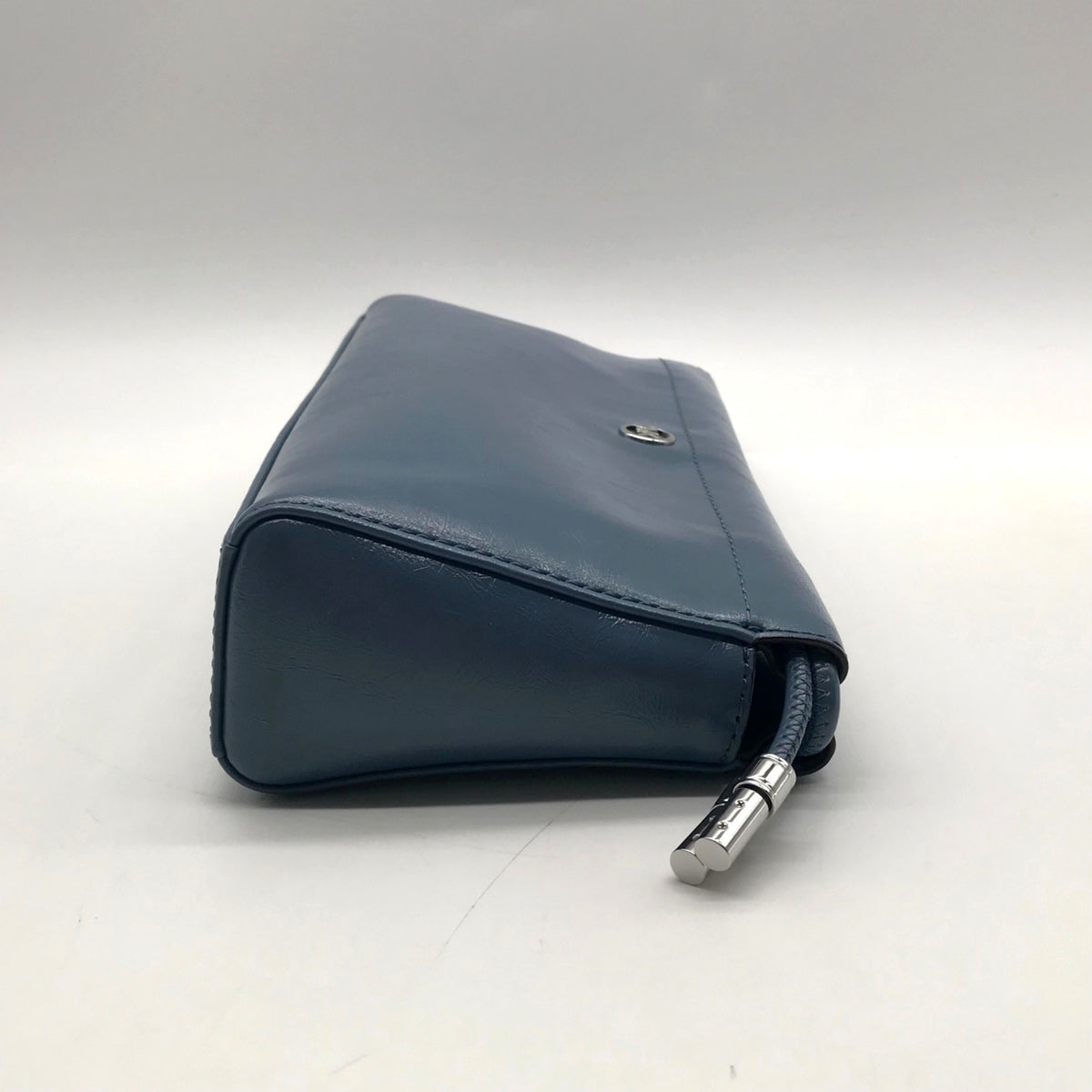 Michael Kors Blue Leather Wristlet Bag