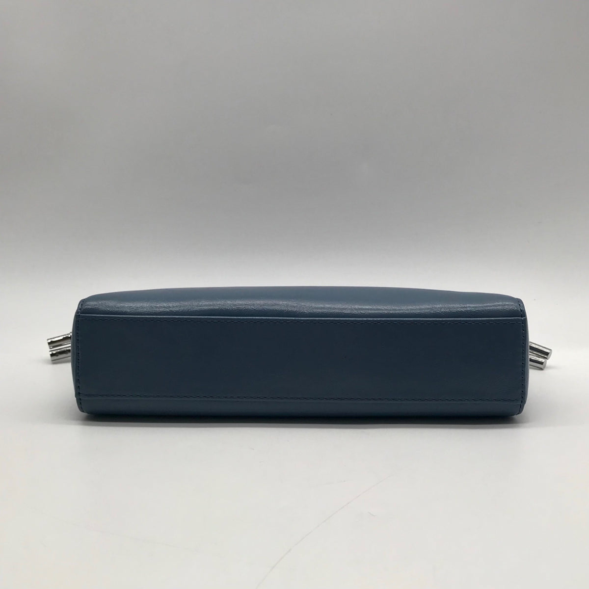 Michael Kors Blue Leather Wristlet Bag
