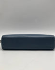 Michael Kors Blue Leather Wristlet Bag