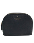 Kate Spade Black Glitter Fabric Joeley Dome Pouch