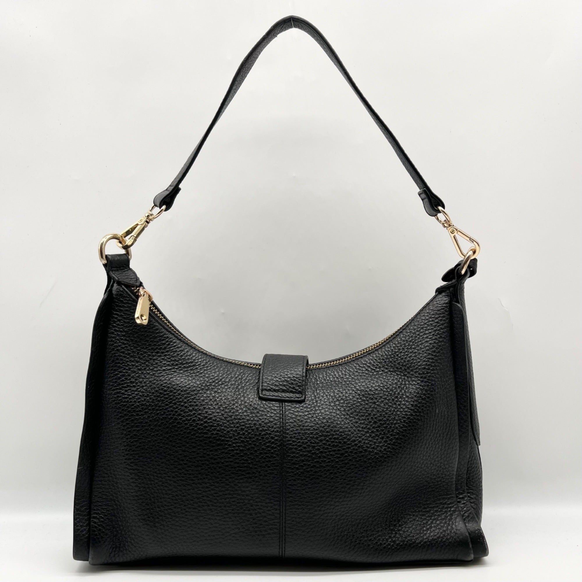 Radley London Black Pebbled Leather Sloane Street Shoulder Bag