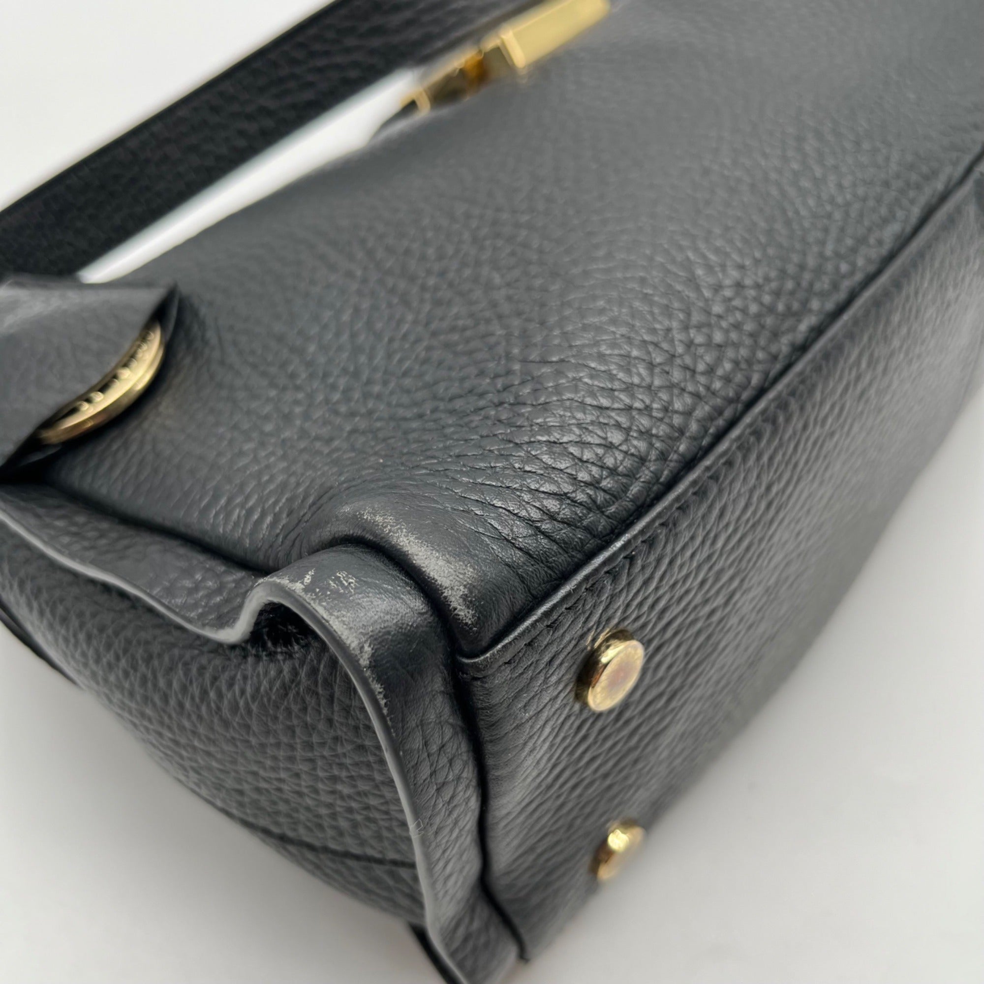 Radley London Black Pebbled Leather Sloane Street Shoulder Bag