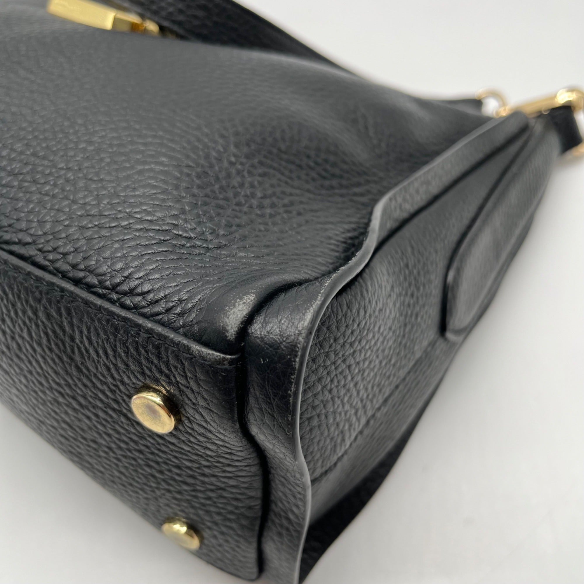 Radley London Black Pebbled Leather Sloane Street Shoulder Bag