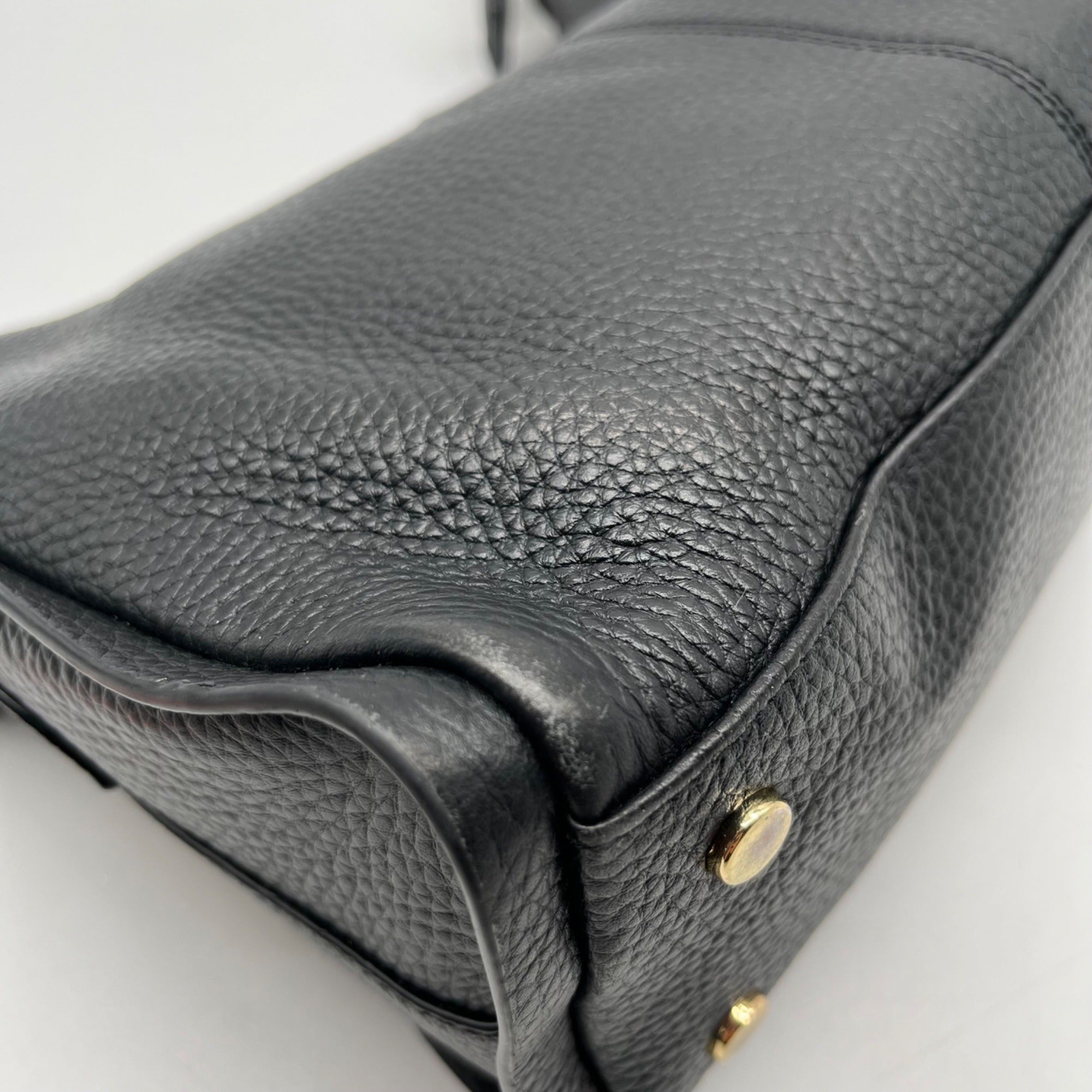 Radley London Black Pebbled Leather Sloane Street Shoulder Bag