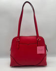 Kate Spade Red Pebbled Leather Carolyn Shoulder Bag