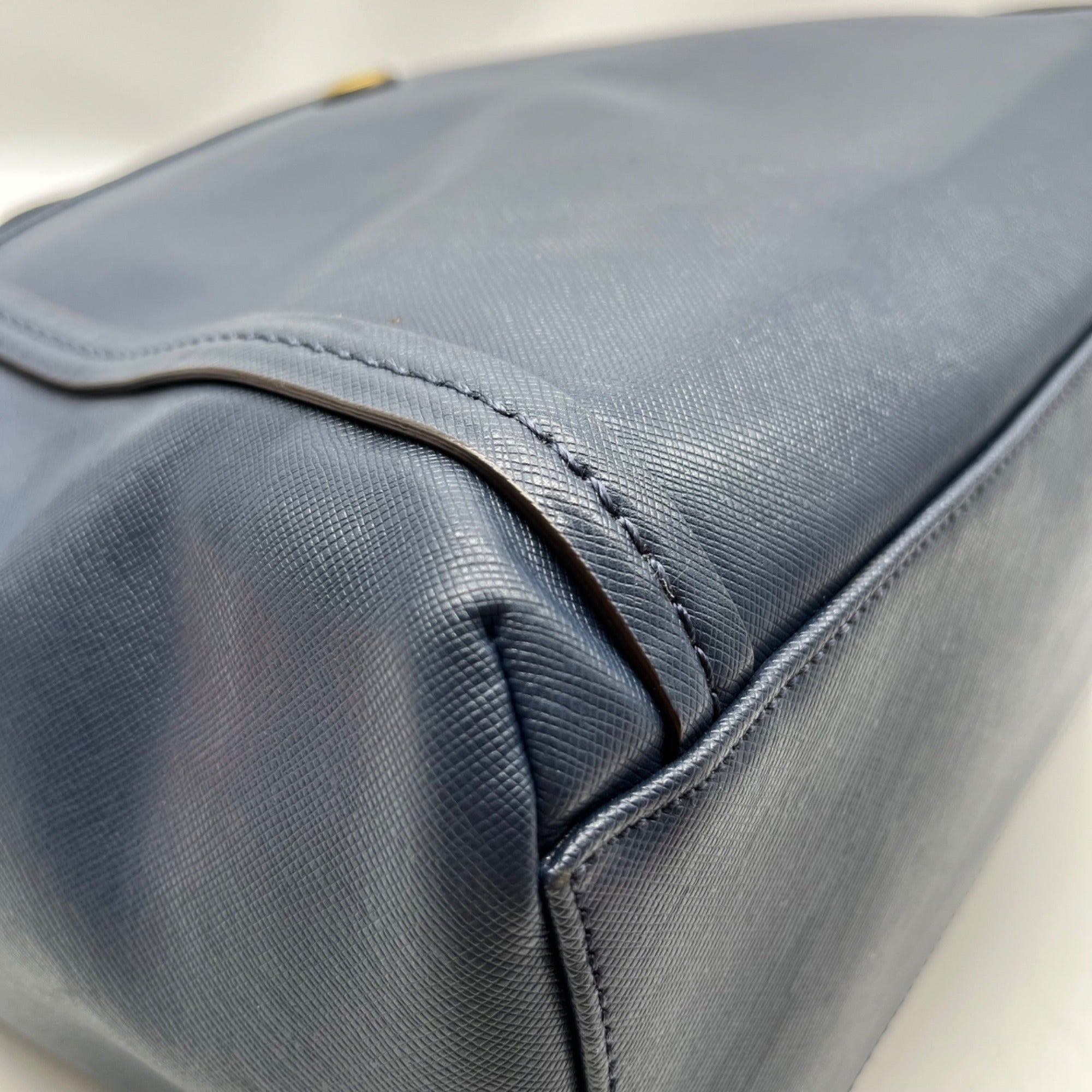 Coach Blue Saffiano Leather Peyton Tote Bag F25667