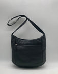 The Sak Black Pebbled Leather Hobo Bag