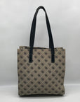 Dooney & Bourke Gray Monogram Canvas North South Tote Bag