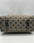 Dooney & Bourke Gray Monogram Canvas North South Tote Bag