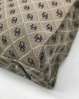Dooney & Bourke Gray Monogram Canvas North South Tote Bag