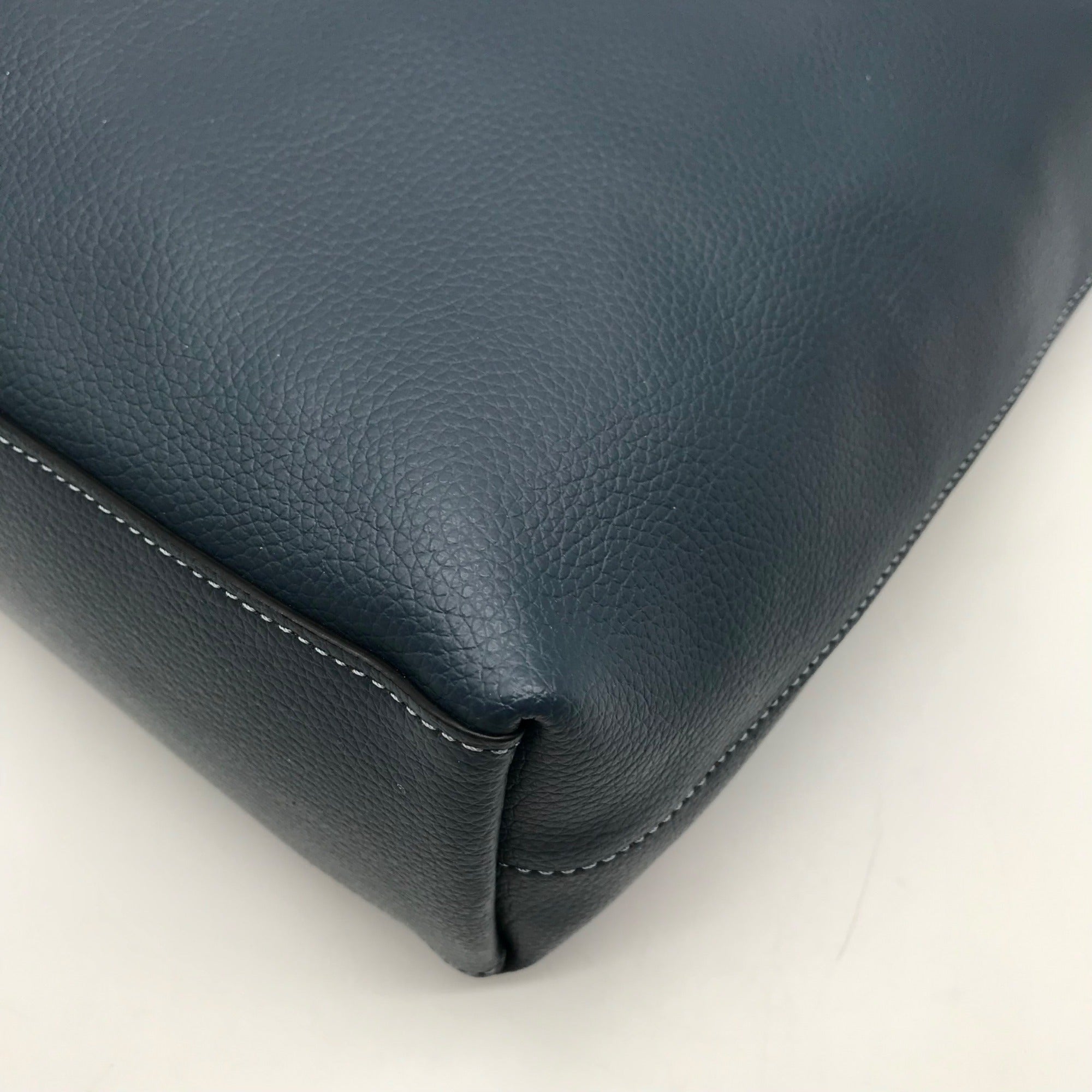 Coach Blue Leather Thea Tote Bag