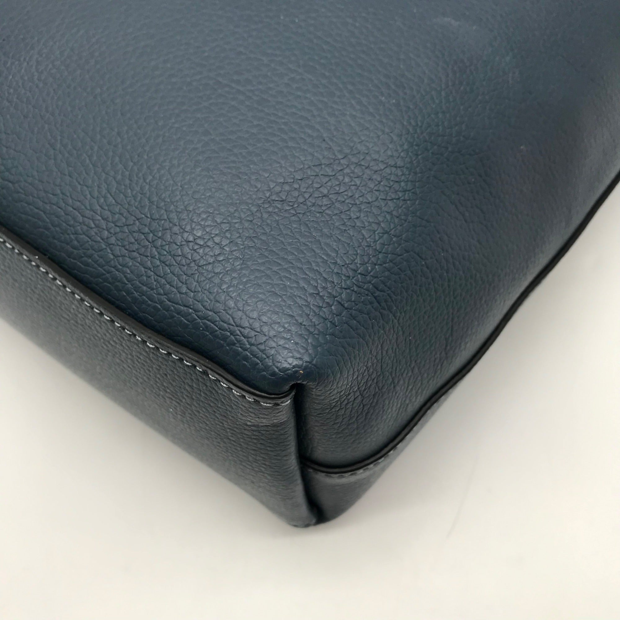 Coach Blue Leather Thea Tote Bag