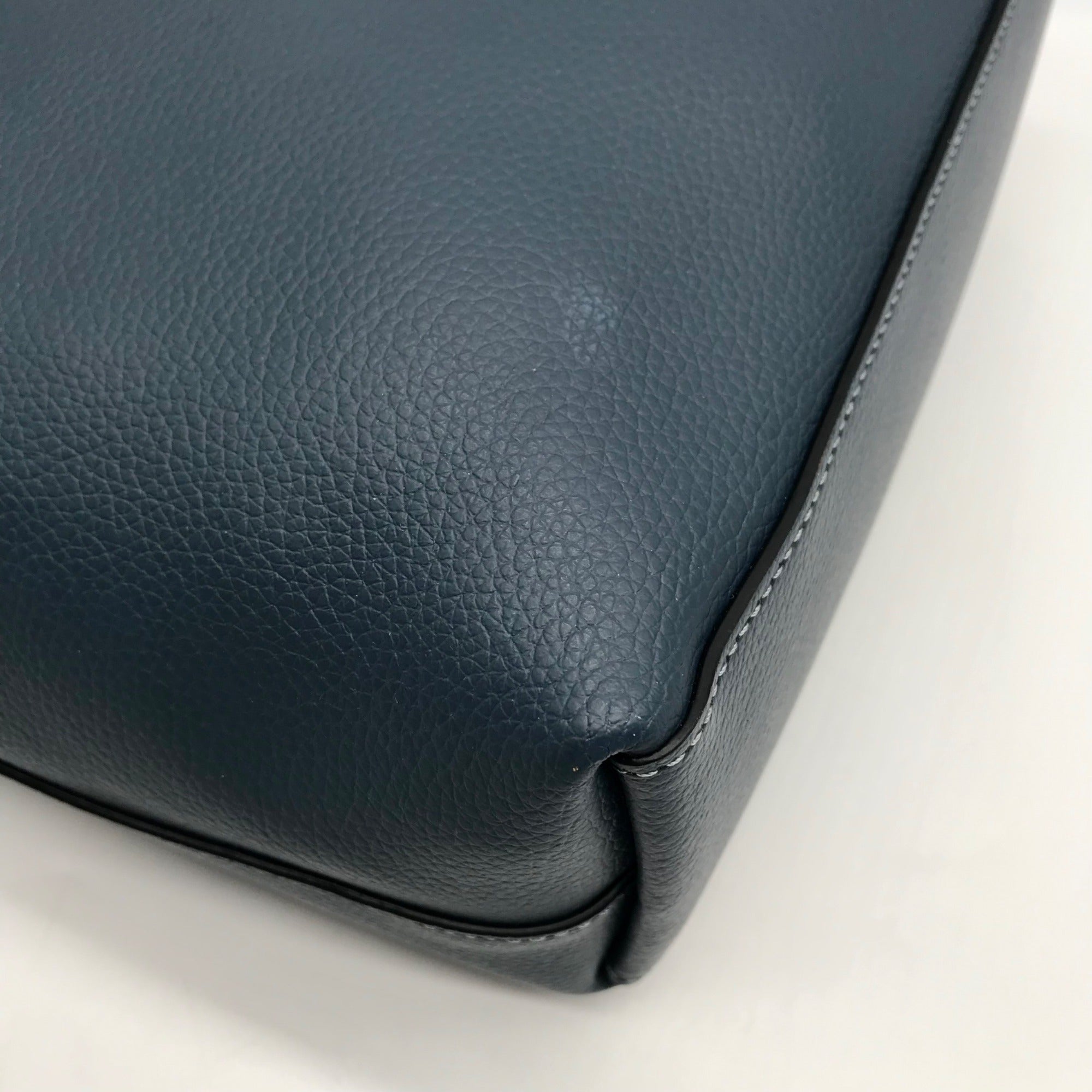 Coach Blue Leather Thea Tote Bag