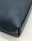 Coach Blue Leather Thea Tote Bag