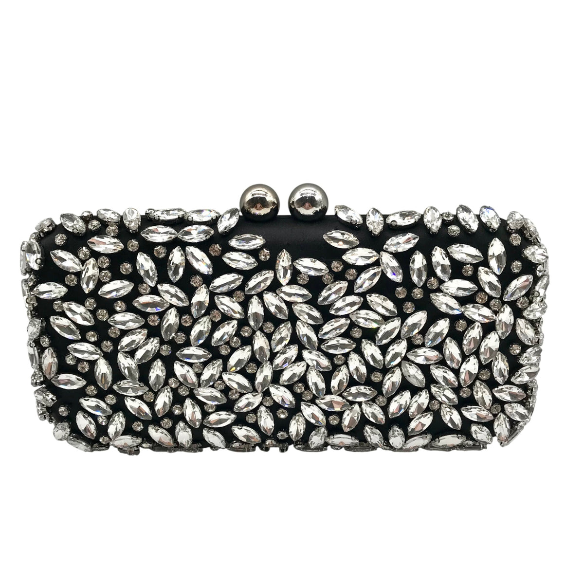 I.n.c. International Concepts Black East West Embellished Small Minaudiere Clutch