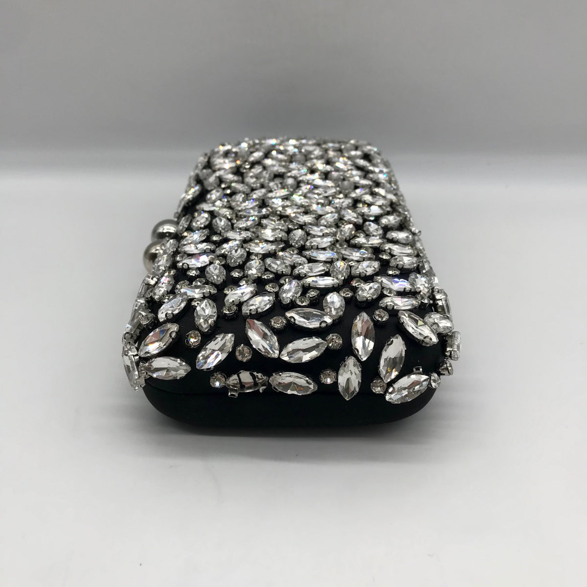 I.n.c. International Concepts Black East West Embellished Small Minaudiere Clutch