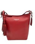Coach Red Leather Mini Legacy Duffel Crossbody Bag 19901