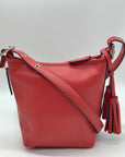 Coach Red Leather Mini Legacy Duffel Crossbody Bag 19901