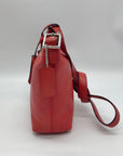 Coach Red Leather Mini Legacy Duffel Crossbody Bag 19901