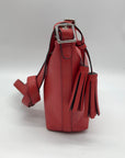 Coach Red Leather Mini Legacy Duffel Crossbody Bag 19901