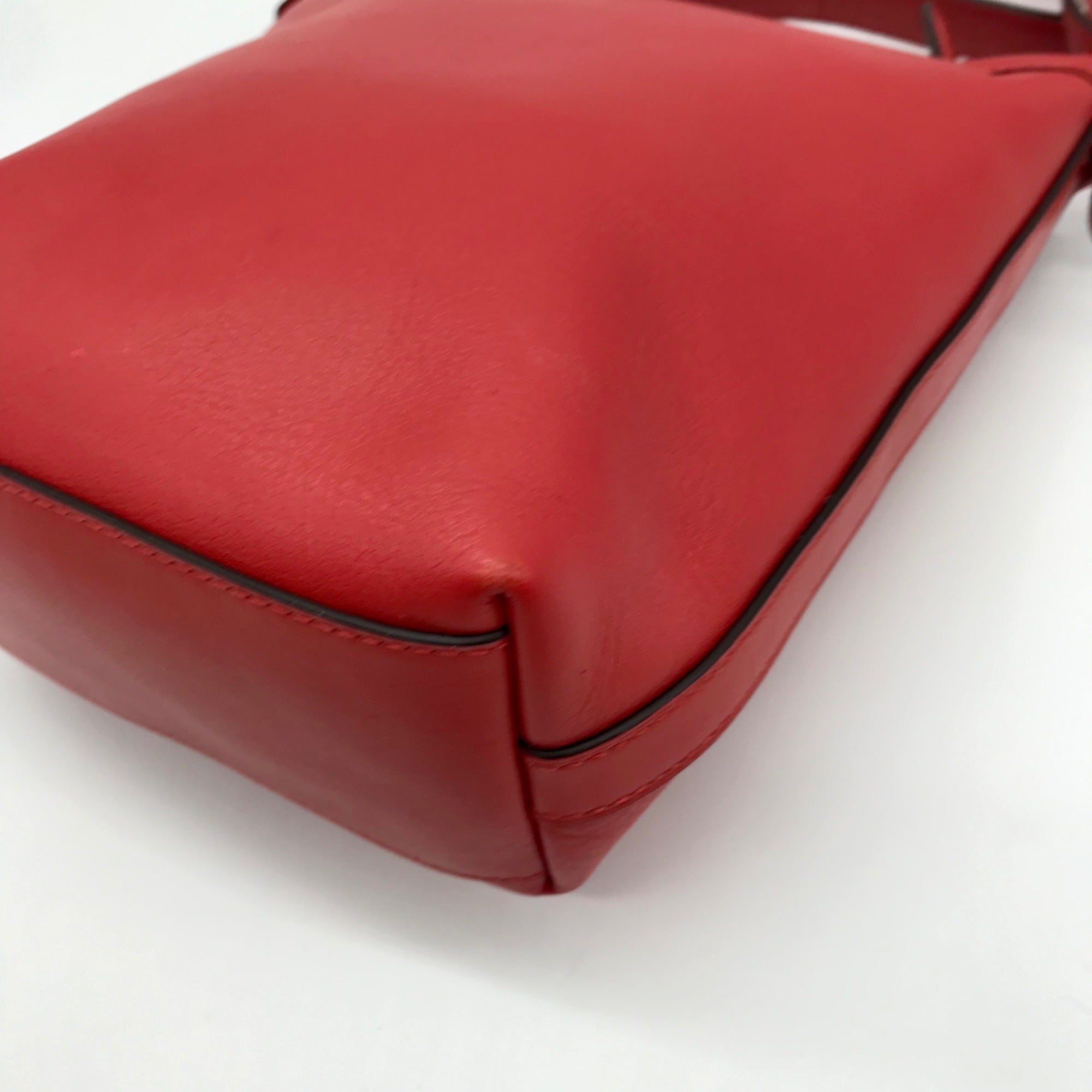 Coach Red Leather Mini Legacy Duffel Crossbody Bag 19901