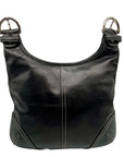 Coach Black Leather Vintage Soho Hobo Bag 9549