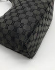 Gucci Black GG Monogram Canvas Shoulder Bag