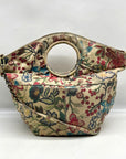 Hobo Multicolor Floral Convertible Bangle Satchel Bag