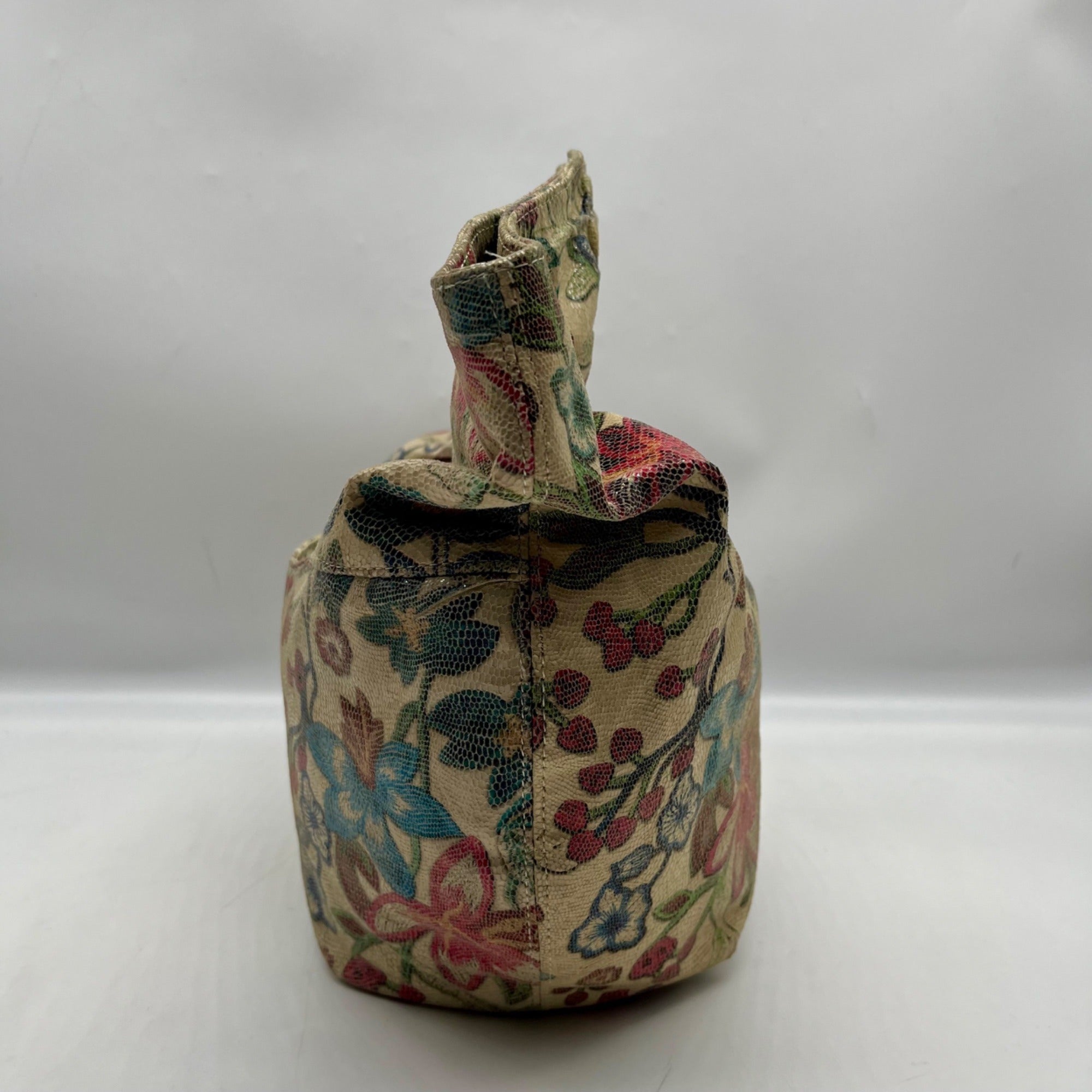 Hobo Multicolor Floral Convertible Bangle Satchel Bag