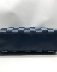 Steven Madden Denim Checkered Blivia Tote Bag With Convertible Pouch