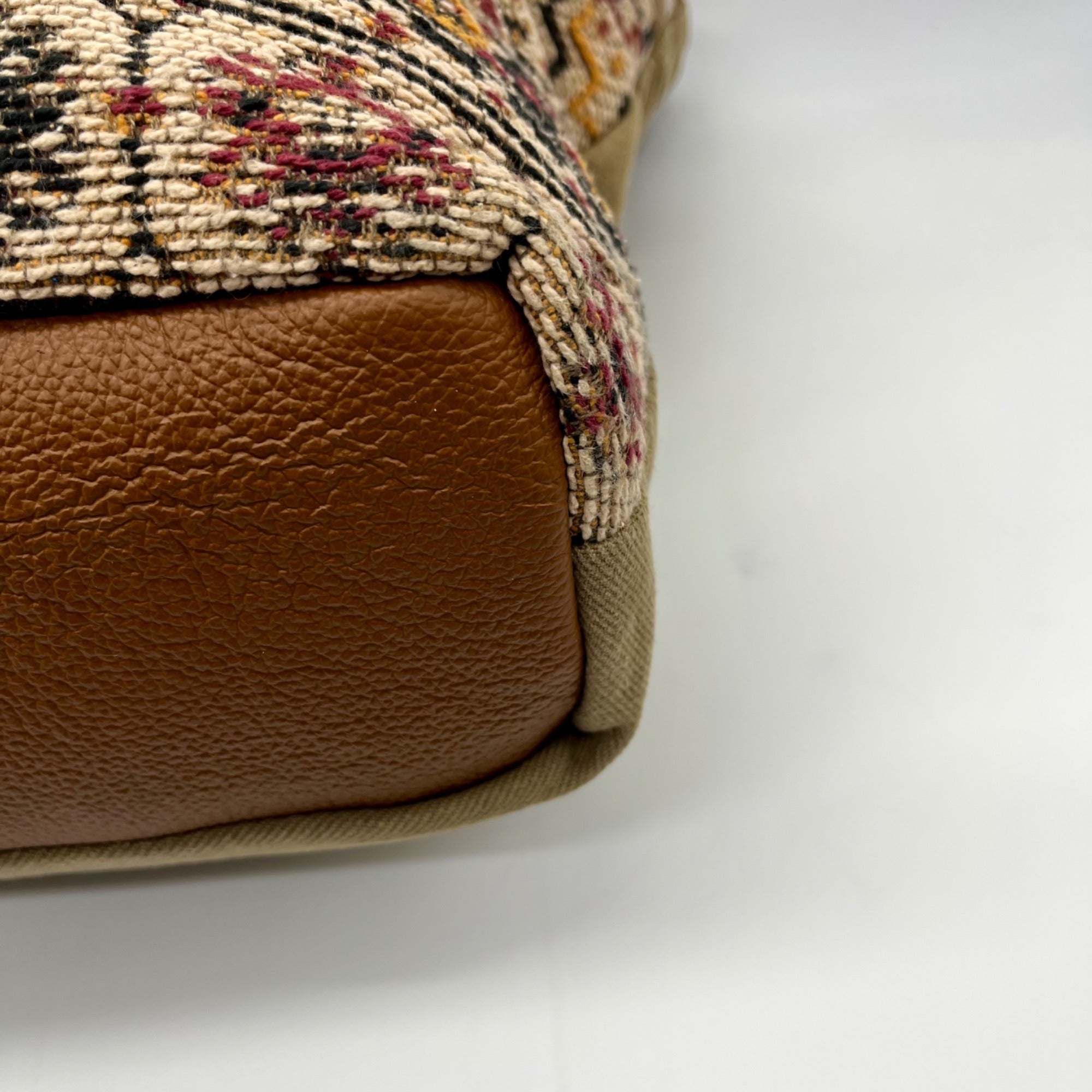 Myra Bardic Brown Canvas Tote Bag