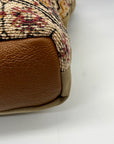 Myra Bardic Brown Canvas Tote Bag
